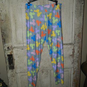 Disney Parks Mickey Mouse Balloon Leggings Size Large (W-40)